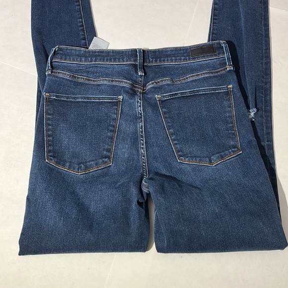 Abercrombie & Fitch Simone high rise super skinny denim jeans sz 28 6 long A&F - Picture 6 of 9